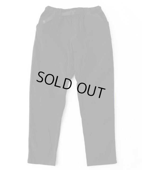 画像1: GYMMASTER/STRETCH TWILL TAPERED PANTS  BLACK