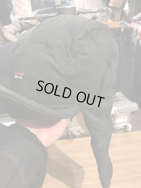 画像4: NANGA/TAKIBI RIPSTOP DOWN EAR FLAPCAP  BLACK