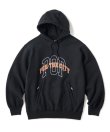 画像1: FTC/xPOP TRADING COMPANY COLLEGE PULLOVER HOODY BLACK