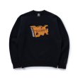 画像1: RATS/CHEESE CREWNECK SWEAT  BLACK