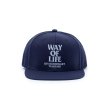 画像1: (振込限定、運賃１０００円)RATS/EMBROIDERY CAP WAY OF LIFE  NAVYxP.BLUE