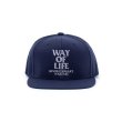 画像1: (振込限定、運賃１０００円)RATS/EMBROIDERY CAP WAY OF LIFE  NAVYxS.GRAY