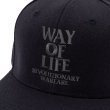 画像2: (店頭在庫分)RATS/EMBROIDERY CAP WAY OF LIFE  BLACKxCHARCOAL