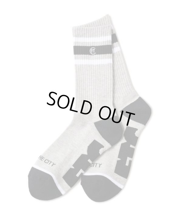 画像1: FTC/FTC TEAM SOCKS  GRAY