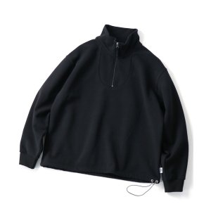 画像: GYMMASTER/SWEAT HALF ZIP  BLACK