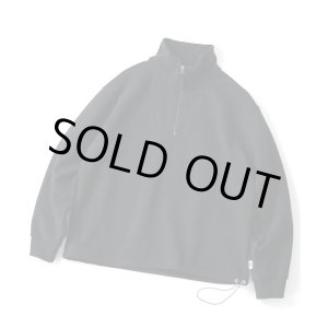画像: GYMMASTER/SWEAT HALF ZIP  BLACK
