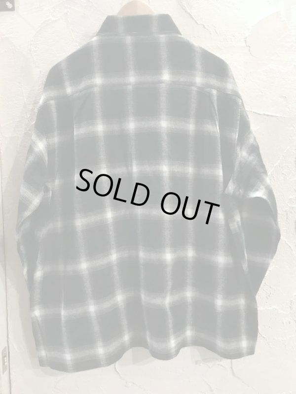 画像2: REVO/OMBRE CHECK SHIRT  BLACK