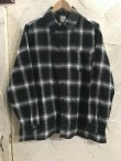 画像1: REVO/OMBRE CHECK SHIRT  BLACK