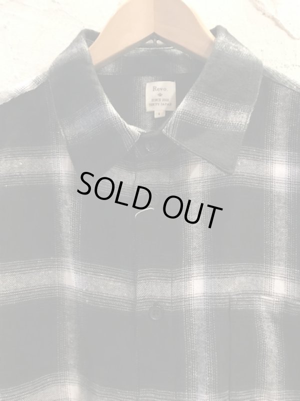 画像3: REVO/OMBRE CHECK SHIRT  BLACK