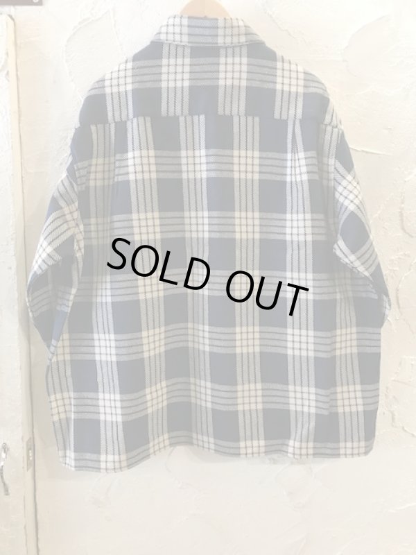 画像2: REVO/HEAVY WEIGHT CHECK SHIRT  NAVY
