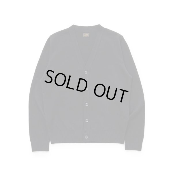 画像1: RATS/HIGH GAUGE CARDIGAN  BLACK