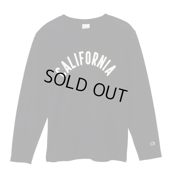 画像1: CHAMPION/LONG SLEEVE T CALOFORNIA  BLACK
