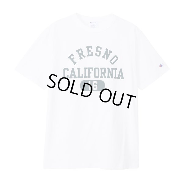 画像1: (SALE25%OFF) CHAMPION/SHORT  SLEEVE T CALIFORNIA  WHITE