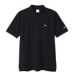 画像1: CHAMPION/SHORT  SLEEVE POLO SHIRT  BLACK