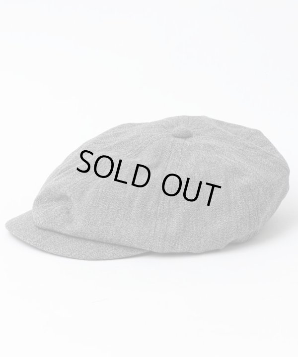 画像1: BELAFOTE/RT PEAKY HAT SOLT&PEPPER BLK CHAMBRAY