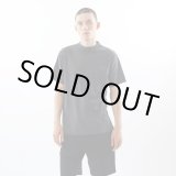 画像: HANES/MOCK S/S NECK T  CHARCOAL