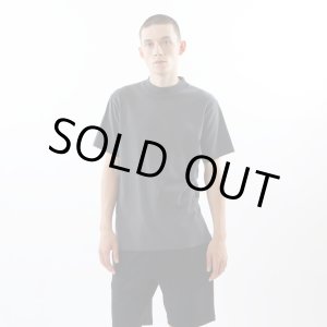 画像: HANES/MOCK S/S NECK T  CHARCOAL