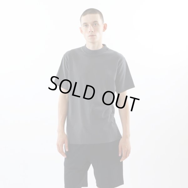 画像1: HANES/MOCK S/S NECK T  CHARCOAL