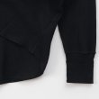 画像2: HANES/CREW NECK L.SLEEVE THERMAL  BLACK