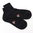 画像2: HANES/BEEFY 2p SOCKS  BLACK