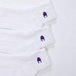 画像1: CHAMPION/QUARTER LENGTH SOCKS 3p  WHITE