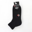 画像1: HANES/BEEFY 2p SOCKS  BLACK