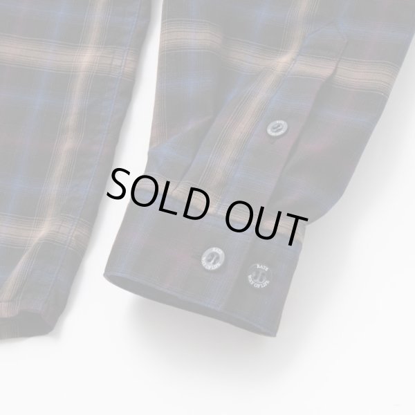 画像6: RATS/OMBRE CHECK SHIRTS  BLACK