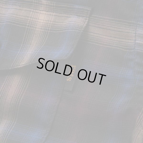 画像3: RATS/OMBRE CHECK SHIRTS  BLACK