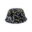 画像1: RATS/LEAF COTTON HAT  BLACK