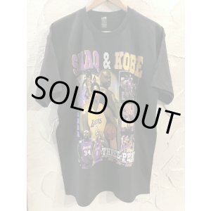 画像: THREADE ON DEMAND/SHAQ&KOBE S/S T  BLACK