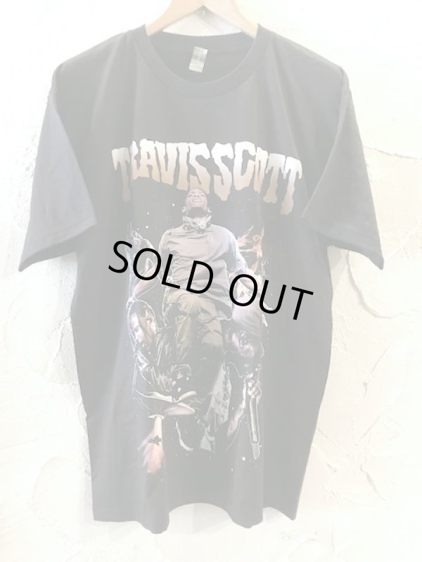 画像1: ROCK OFF/TRAVIS SCOTT S/S T  BLACK
