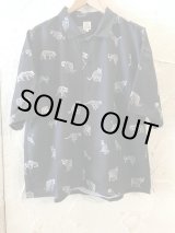 画像: REVO/ANIMAL PATTERN S/S SHIRTS  BLACK