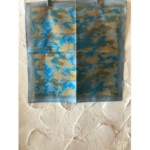 画像: NANGA/ABSTRACT CAMO BANDANNA  BLUE