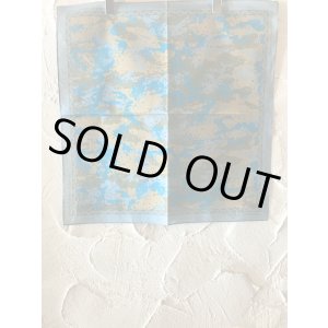 画像: NANGA/ABSTRACT CAMO BANDANNA  BLUE