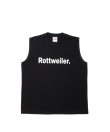 画像1: ROTTWEILER/CLASSIC NO SLEEVE T  BLACK