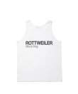 画像1: ROTTWEILER/2LINE TANK TOP  WHITE