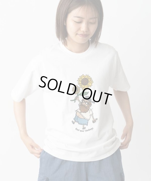 画像2: GYMMASTER/FEEL YOUR FEELING EMBROIDERY T  BLACK