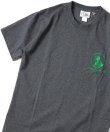画像2: GYMMASTER/GOOD DAY EMBROIDERY T  CHARCOAL
