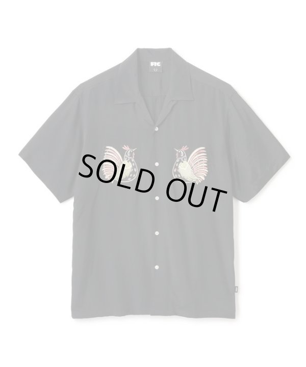 画像1: FTC/PHEASANT RAYON SHIRT  BLACK