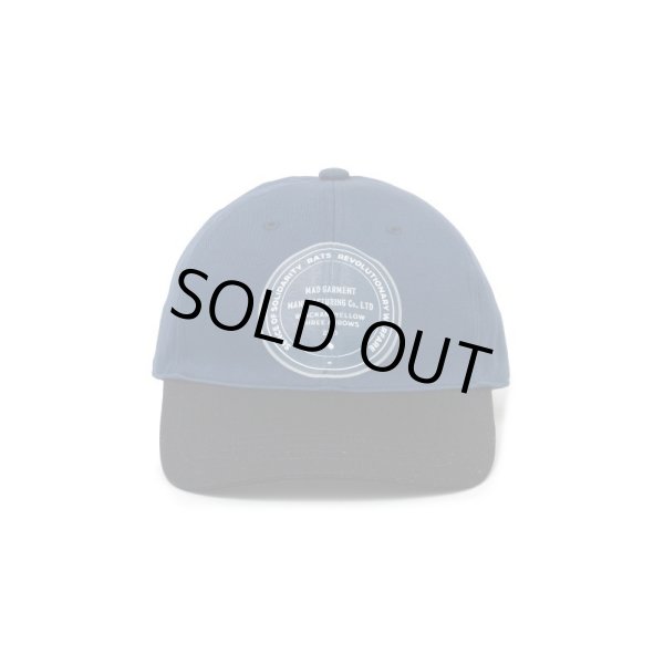 画像1: RATS/BLACK VISOR DAD CAP  NAVY