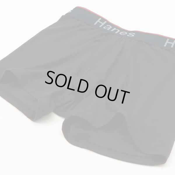 画像1: HANES/SHORT BOXER BRIEF  BLACK