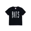 画像1: RATS/BLOKEN LOGO KID's T  BLACK