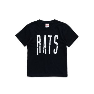 画像: RATS/BLOKEN LOGO KID's T  BLACK