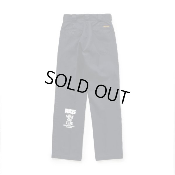 画像1: (再アップ) RATS/T/C WORK PANTS PRINT  BLACK