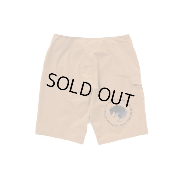画像2: RATS/LOGO SURF SHORTS  BROWN