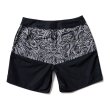 画像1: SOFTMACHINE/BLACK WAVE BOARD SHORTS  BLACK