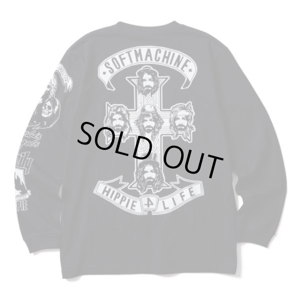 画像1: SOFTMACHINE/CHARLIES CROSS LS  BLACK