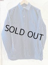 画像: (再入荷)  HOUSTON/STRIPE VIYELLA SHIRT  NAVY