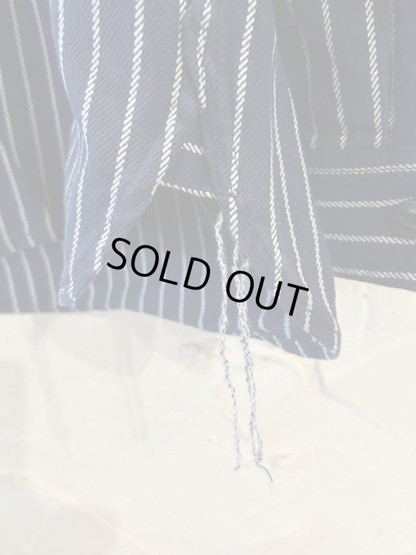 画像6: (再入荷)  HOUSTON/STRIPE VIYELLA SHIRT  NAVY