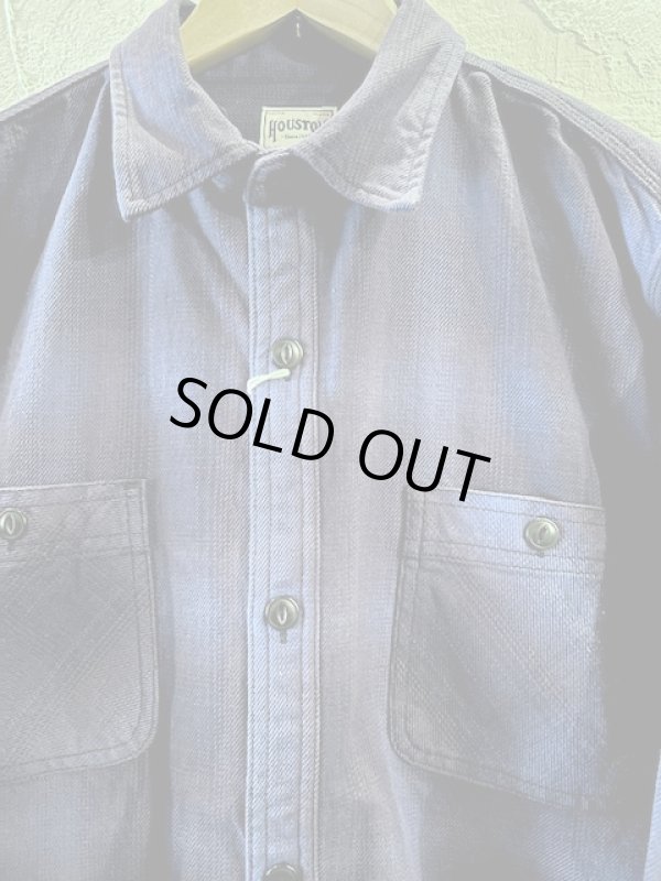 画像2: HOUSTON/OMBRE CHECK VIYELLA SHIRT  BLUE
